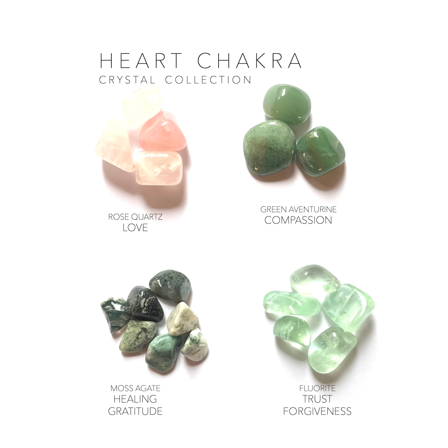 HEART CHAKRA Rox Box - Crystals and Stones gift set