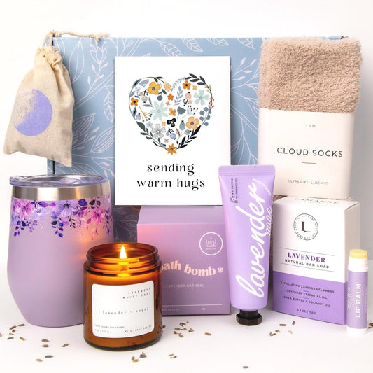 Lavender Relaxation Spa Gift Basket