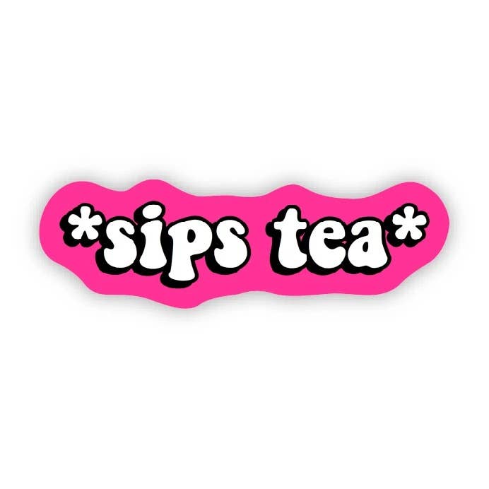 Sips Tea Sticker